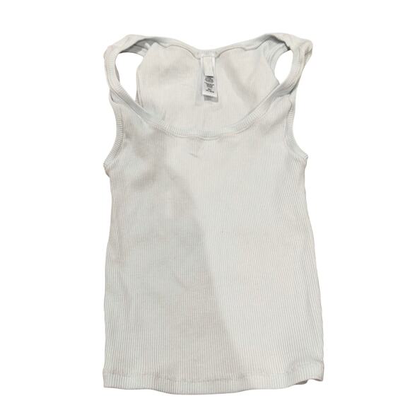 SKIMS Tops - Skims Ribbed Light Blue Tank XS